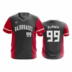 4911 MENS SPORT V NECK RAZORBACKS-1