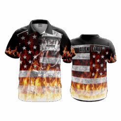 4894 MENS POLO SHIRT ALEXANDRIA-FIRE
