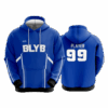 4931 UNISEX FLEECE HOODY BLUE-LION-BASKETBALL