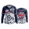 4924 WOMENS V NECK LONGSLEEVE KNIGHT-RIDERS
