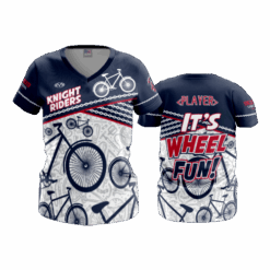 4924 WOMENS V NECK KNIGHT-RIDERS