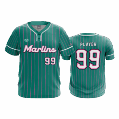 4930 MENS 2-BUTTON SCOOP NECK LYCRA MESH MIDWEST-MARLINS-2
