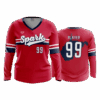 4929 WOMENS V NECK LONGSLEEVE WV-SPARK-2