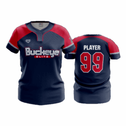 4938 WOMENS NO BUTTON SCOOP NECK BUCKEYE-ELITE-NT-1