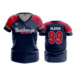 4938 WOMENS V NECK BUCKEYE-ELITE-NT-1