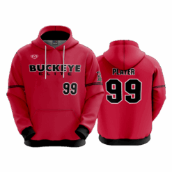 4938 UNISEX FLEECE HOODY BUCKEYE-ELITE-TRAD-1