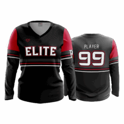 4938 WOMENS V NECK LONGSLEEVE BUCKEYE-ELITE-TRAD2-1