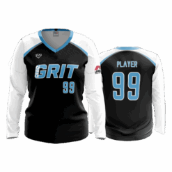 4939 WOMENS V NECK LONGSLEEVE OHIO-GRIT-1