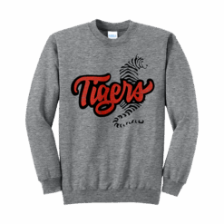 4937 PORT UNISEX CREW SWEATSHIRT CO-TIGERS-FR