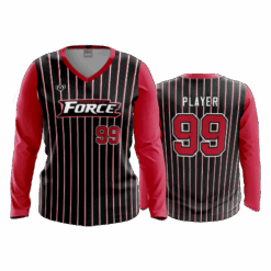 4945 WOMENS V NECK LONGSLEEVE CAP-CITY-FORCE-1