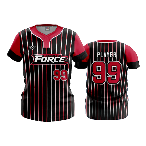 4945 WOMENS NO BUTTON SCOOP NECK CAP-CITY-FORCE-1