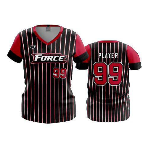 4945 WOMENS V NECK CAP-CITY-FORCE-1