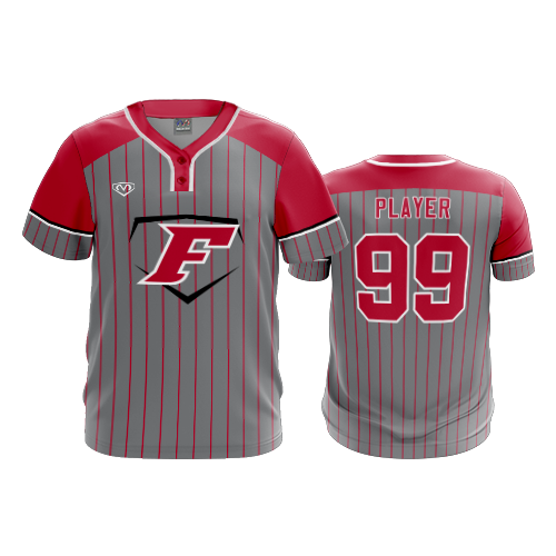 4945 MENS 2-BUTTON SCOOP NECK LYCRA MESH CAP-CITY-FORCE-4