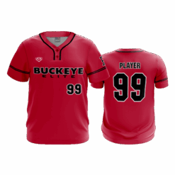 4938 MENS 2-BUTTON SCOOP NECK LYCRA MESH BUCKEYE-ELITE-FIXED-COLLARS