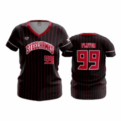 4950 WOMENS V NECK STEELHAWKS-1