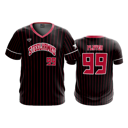 4949 MENS SPORT V NECK STEELHAWKS-1