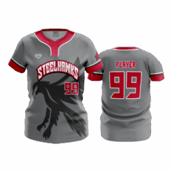 4950 WOMENS NO BUTTON SCOOP NECK STEELHAWKS-2