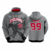 4950 UNISEX FLEECE HOODY STEELHAWKS-2