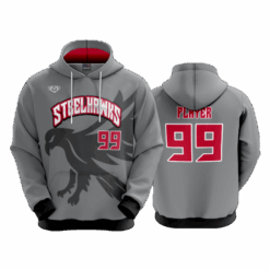 4950 UNISEX FLEECE HOODY STEELHAWKS-2