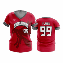 4950 WOMENS V NECK STEELHAWKS-3