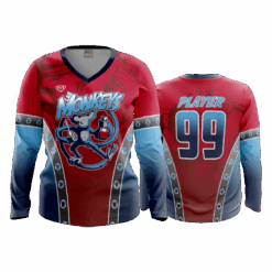 4948 WOMENS V NECK LONGSLEEVE LAB-MONKEYS-25-1