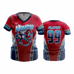 4948 WOMENS V NECK LAB-MONKEYS-25-1