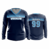 4951 WOMENS V NECK LONGSLEEVE ADENA-WARRIORS-BASKETBALL