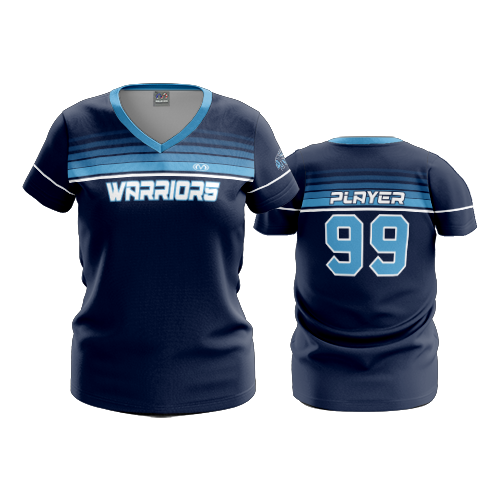 4951 WOMENS V NECK ADENA-WARRIORS-BASKETBALL