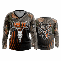 4963 WOMENS V NECK LONGSLEEVE VS-II-RANCH