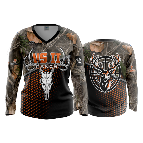 4963 WOMENS V NECK LONGSLEEVE VS-II-RANCH