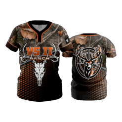 4963 WOMENS 2-BUTTON SCOOP NECK LYCRA MESH VS-II-RANCH