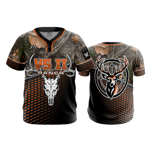 4963 MENS 2-BUTTON SCOOP NECK LYCRA MESH VS-II-RANCH