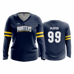 4956 WOMENS V NECK LONGSLEEVE SOUTH-POINT-MS-BASKETBALL