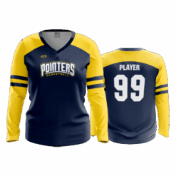 4957 WOMENS V NECK LONGSLEEVE SOUTH-POINT-MS-BBALL-BOYS