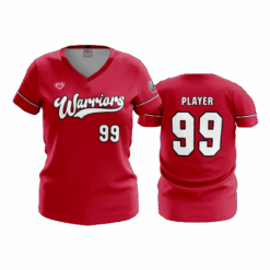 4961 WOMENS V NECK EASTERN-WARRIORS-FP-1