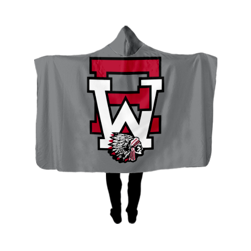 4961 UNISEX FAN WRAP HOODY EASTERN-WARRIORS-FP-1