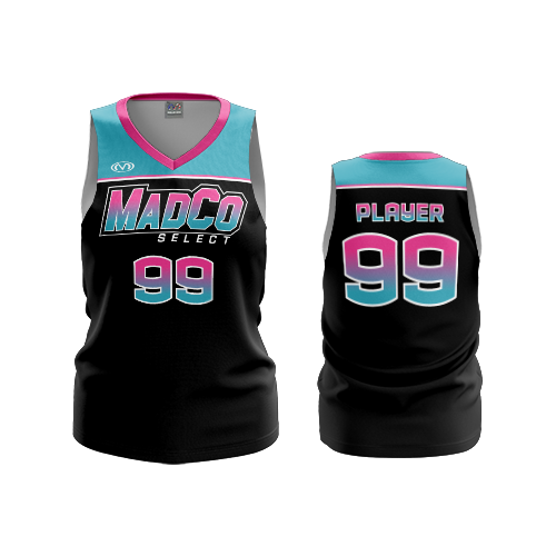 4982 WOMEN'S BASKETBALL TANK 1 PLY MADCO-BASKETBALL