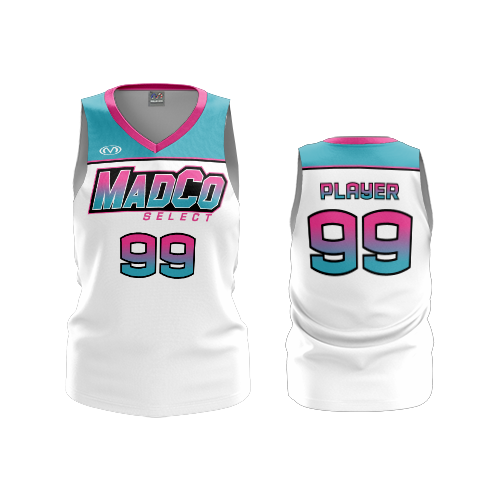 4982 WOMEN'S BASKETBALL TANK 1 PLY MADCO-BASKETBALL