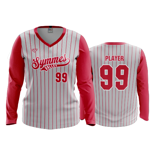 4992 WOMENS V NECK LONGSLEEVE SYMMES-VALLEY