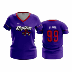 4977 WOMENS V NECK RAPTORS-BASKETBALL