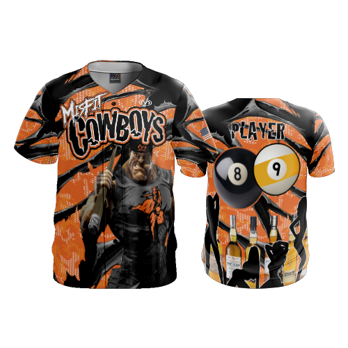 4983 MENS FULL BUTTON DOWN MISFIT-COWBOYS