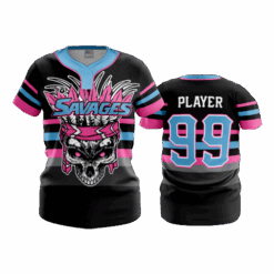 4986 WOMENS NO BUTTON SCOOP NECK SAVAGES-1