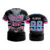 4986 WOMENS V NECK SAVAGES-1