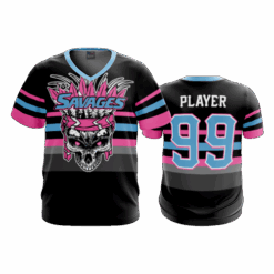 4986 MENS SPORT V NECK SAVAGES-1