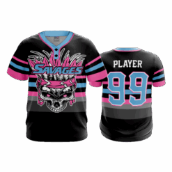 4986 MENS 2-BUTTON SCOOP NECK LYCRA MESH SAVAGES-1