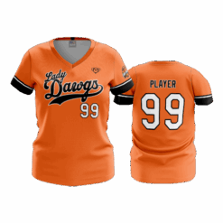 4980 WOMENS V NECK DALTON-LADY-DAWGS-1