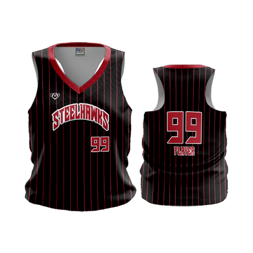 4950 WOMENS RACERBACK TANK STEELHAWKS-ADD