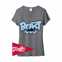 4984 PORT WOMENS V-NECK T-SHIRT BEAST-FR
