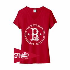 4959 PORT WOMENS V-NECK T-SHIRT BUCKEYE-ELITE-FR