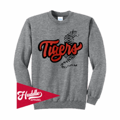 4937 PORT UNISEX CREW SWEATSHIRT CENTRAL-OHIO-TIGERS-FR